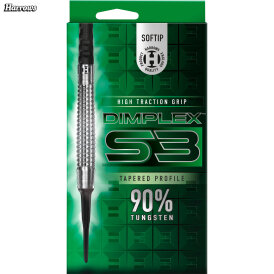Harrows Soft Darts Dimplex S3 Tapered 90% Tungsten Softtip Dart Softdart 18 g