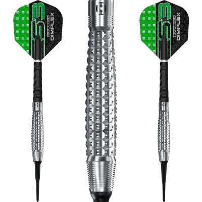 Harrows Soft Darts Dimplex S3 Bomb 90% Tungsten Softtip Dart Softdart 18 g
