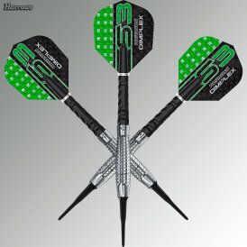 Harrows Soft Darts Dimplex S3 Bomb 90% Tungsten Softtip Dart Softdart 18 g