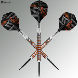 Harrows Steel Darts Luke Woodhouse Woody Series 2 90% Tungsten Steeltip Dart Steeldart 21 g