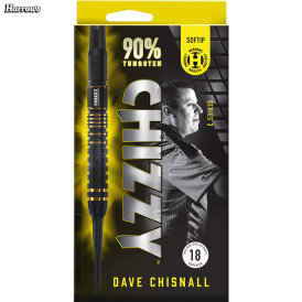 Harrows Soft Darts Dave Chisnall Chizzy Series 3 90% Tungsten Softtip Dart Softdart 18 g