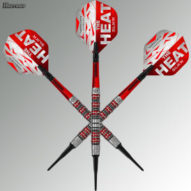 Harrows Soft Darts Damon Heta The Heat Series 3 90% Tungsten Softtip Dart Softdart
