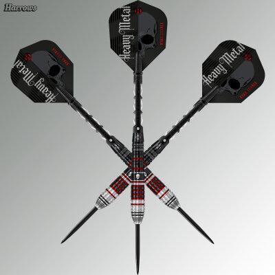 Harrows Steel Darts Ryan Searle Heavy Metal Series 2 90% Tungsten Steeltip Dart Steeldart