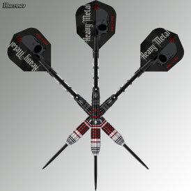 Harrows Steel Darts Ryan Searle Heavy Metal Series 2 90% Tungsten Steeltip Dart Steeldart 22 g