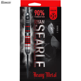 Harrows Steel Darts Ryan Searle Heavy Metal Series 2 90% Tungsten Steeltip Dart Steeldart 22 g