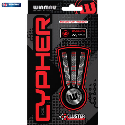 Winmau Steel Darts Cypher 90% Tungsten Steeltip Dart Steeldart 22 g
