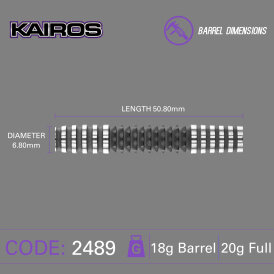 Winmau Soft Darts Kairos 90% Tungsten Softtip Dart Softdart 20 g