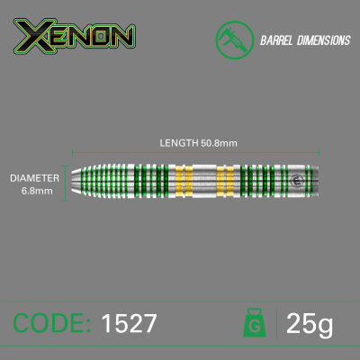 Winmau Steel Darts Xenon 90% Tungsten Steeltip Dart Steeldart