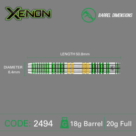 Winmau Soft Darts Xenon 90% Tungsten Softtip Dart Softdart 20 g
