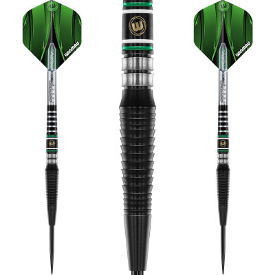Winmau Steel Darts Sniper Black 90% Tungsten Steeltip Dart Steeldart 24 g