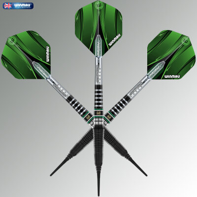 Winmau Soft Darts Sniper Black 90% Tungsten Softtip Dart Softdart 20 g