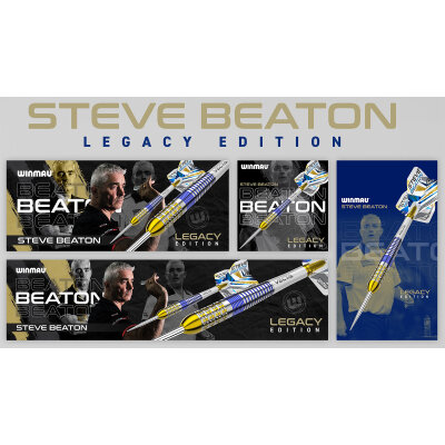 Winmau Steel Darts Steve Beaton Legacy Edition 90% Tungsten Steeltip Dart Steeldart