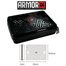 Winmau Dart Armor Dartcase Case Wallet Darttasche Dartbox Armor G4 Schwarz