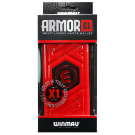 Winmau Dart Armor Dartcase Case Wallet Darttasche Dartbox Armor G1 Rot