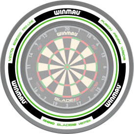 Winmau Dartboard Surround / Dart Catchring Advance White & Green