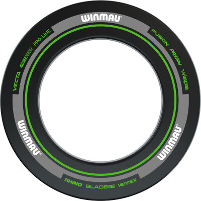 Winmau Dartboard Surround / Dart Catchring Advance Black & Green