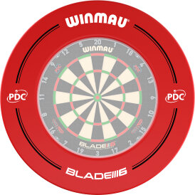 Winmau Dartboard Surround / Dart Catchring PDC Red
