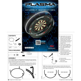 Winmau Plasma Dartboard Surround Light & Pro-line Original Black Surround Bundle