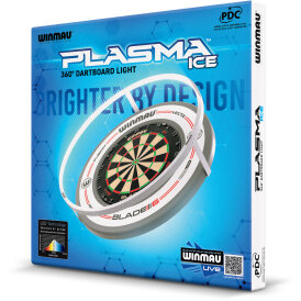 Winmau Plasma Ice Dartboard Surround Light & Pro-Line Original White Surround Bundle