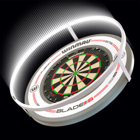 Winmau Plasma Ice Dartboard Surround Light & Pro-Line Original White Surround Bundle