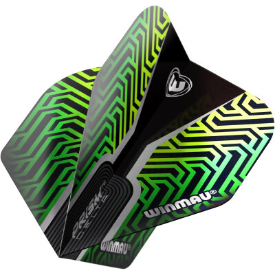 Winmau Prism Delta Kairos Dart Flight Dartflight Design 2024 Grün 6915-287