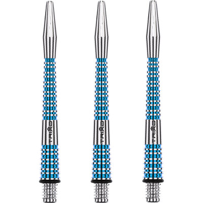 Winmau Triad RX Aluminium Dart Shaft Dartshaft aerodynamische Profilierung M Mittel Blau