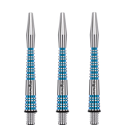 Winmau Triad RX Aluminium Dart Shaft Dartshaft aerodynamische Profilierung IM Intermediate Blau