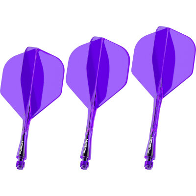 Winmau Dart Fusion Flight- Schaftsystem in verschiedenen Flightformen/Shapes, L�ngen und Farben