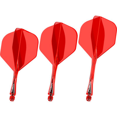 Winmau Dart Fusion Flight- Schaftsystem in verschiedenen Flightformen/Shapes, L�ngen und Farben