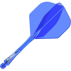 Winmau Dart Fusion Flight- Schaftsystem Nr.2 S Kurz Blau