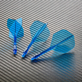 Winmau Dart Fusion Flight- Schaftsystem Nr.2 S Kurz Blau