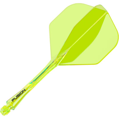 Winmau Dart Fusion Flight- Schaftsystem Nr.2 Intermediate Neon Gelb