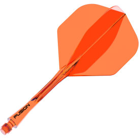 Winmau Dart Fusion Flight- Schaftsystem Nr.2 M Mittel Neon Orange