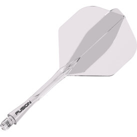 Winmau Dart Fusion Flight- Schaftsystem Nr.2 M Mittel Klar