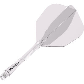 Winmau Dart Fusion Flight- Schaftsystem Nr.6 S Kurz Klar