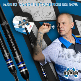 BULLS NL Steel Darts Mario Vandenbogaerde Black E2 Edition 2 90% Tungsten Steeltip Darts Steeldart