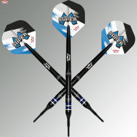 BULLS NL Soft Darts Mario Vandenbogaerde Black E2 Edition 2 90% Tungsten Softtip Darts Softdart 20 g