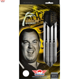 BULLS NL Steel Darts Kim Huybrechts 80% The Hurricane Steeltip Darts Steeldart