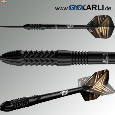 BULLS NL Steel Darts Caliber Black 90% Tungsten Steeltip Darts Steeldart