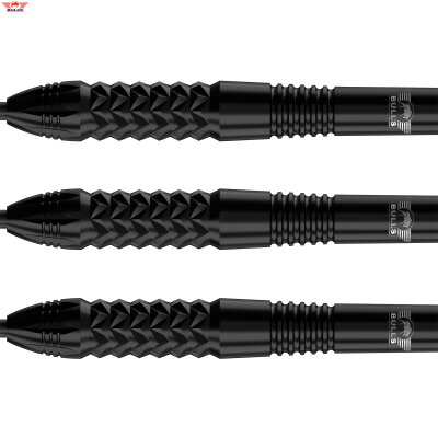 BULLS NL Steel Darts Caliber Black 90% Tungsten Steeltip Darts Steeldart