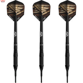 BULLS NL Soft Darts Caliber Black 90% Tungsten Softtip...