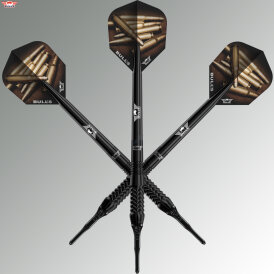 BULLS NL Soft Darts Caliber Black 90% Tungsten Softtip Darts Softdart 20 g