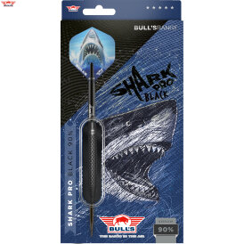 BULLS NL Steel Darts Shark Pro Black 90% Tungsten Steeltip Darts Steeldart