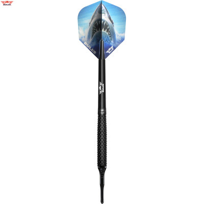 BULLS NL Soft Darts Shark Pro Black 90% Tungsten Softtip Darts Softdart 20 g