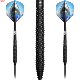 BULLS NL Steel Darts Shark Pro Black 90% Tungsten Steeltip Darts Steeldart 23 g