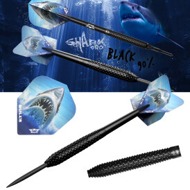 BULLS NL Steel Darts Shark Pro Black 90% Tungsten Steeltip Darts Steeldart 23 g