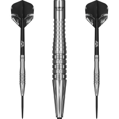 BULLS NL Steel Darts Smoke Silver Ash 90% Tungsten Steeltip Darts Steeldart 23 g