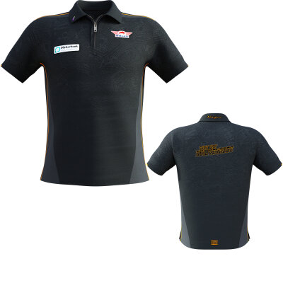 BULL´S NL Darts Dirk van Duijvenbode Aubergenius Matchshirt Dart Shirt Trikot Design 2025 Größe L