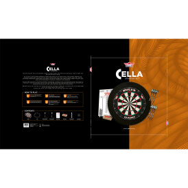 BULLS NL Dart Cella Starter Set Dartboard Surround Set Dartscheibe incl. 2 Dartsets