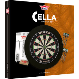 BULLS NL Dart Cella Starter Set Dartboard Surround Set Dartscheibe incl. 2 Dartsets